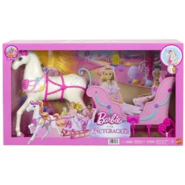 Barbie Der Nussknacker Pferd und Schlitten (JNH63)