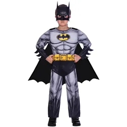 Batman Lizenz Kinderkostüm Deluxe - Kinder-3-4-Jahre
