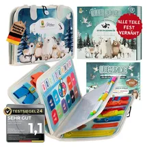 lions collection Lion’s Collection Montessori Busy Board Deutsch ab 3 Jahre – Busy Book & Activity Board für Kinder – Motorikbuch & Lernbuch – Reisespielzeug für Auto, Zug & Flugzeug