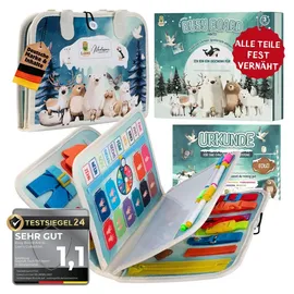 lions collection Lion’s Collection Montessori Busy Board Deutsch ab 3 Jahre – Busy Book & Activity Board für Kinder – Motorikbuch & Lernbuch – Reisespielzeug für Auto, Zug & Flugzeug