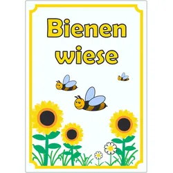 Aufkleber Bienenwiese A7 (74x105mm)