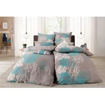 OTTO home Susan Blumen Blau 155 x 220 cm + 80 x 80 cm