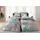 OTTO home Susan Blumen Blau 155 x 220 cm + 80 x 80 cm