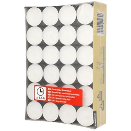 Papstar Teelichter 3,9 cm 72 St. weiß