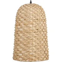 Beliani Kerio 1-flg. 60 cm Kegelform Bambusholz hellbraun