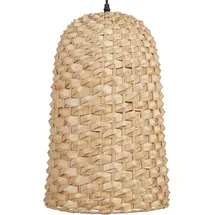 Beliani Kerio 1-flg. 60 cm Kegelform Bambusholz hellbraun