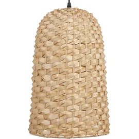 Beliani Kerio 1-flg. 60 cm Kegelform Bambusholz hellbraun