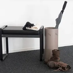 Schirmständer Swing Amazon Edelstahl cashmerebraun 50,0cm 21,0cmØ
