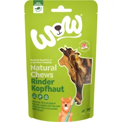 WOW Hundesnack Natural Chews Rinderkopfhaut