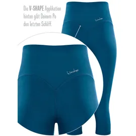 Winshape 3/4 Functional Comfort Leggings Teal-Grün XXL