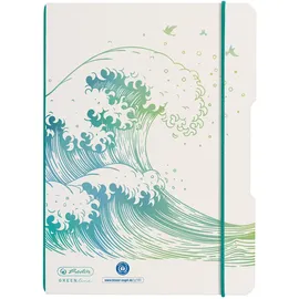 Herlitz Notizheft A5 punktiert GREENline Welle