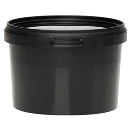 Benbow Eimer mit Deckel schwarz 0,5 l 10-teilig