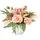 I.GE.A. Kunstblume I.GE.A. "Gesteck Rosen im Topf", lila (mauve), B:26cm H:24cm L:26cm, Polyester, Kunstpflanzen