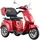 aktiv mobil E-Trike Pro Elektromobil 25 km/h rot