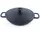 RAMROXX 28cm Wok Pfanne Gusseisen Antihaftbeschichtet mit Deckel Massiv 4,7kg