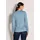 Madeleine Langarmshirt mit gerafften Seiten in rauchblau | Gr.: 42