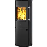 Kleining Kamin Stahl Schwarz 6 kW mit Automatik