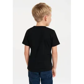 LOGOSHIRT T-Shirt LOGOSHIRT "Star Wars - Star Fighter", Mädchen, Gr. 104, schwarz, 100% Baumwolle, bedruckt, normal, Rundhals, Shirts T-Shirt, mit coolem Star Wars-Motiv