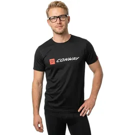 Conway Logoline Kurzarm-T-Shirt schwarz XXL