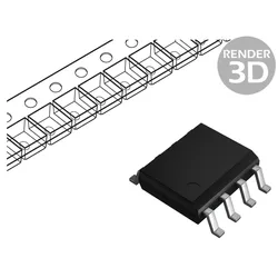 Texas Instruments IC ISO7721, Digitaler Isolator, 2 Kanäle, 3000 Vrms, 100 Mbps, 2,25-5,5 V DC