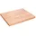 vidaXL Waschtischplatte Hellbraun 60x50x(2-4) cm Massivholz Behandelt