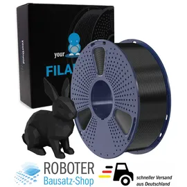 Your Droid yourDroid PLA Filament Schwarz Black 1.75mm 1kg Spule 3D-Drucker