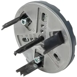 Wolfcraft GmbH 5985000, Bohrer, Kreisschneider-Bohrer, Drehung der rechten Hand,