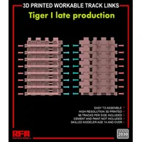 Rye Field Model 3D printed Workable track links for
