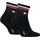 Tommy Hilfiger TH UNI TJ QUARTER 2P ICONIC 2 Paar Schwarz 35-38