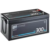 Ective LC 300L Versorgungsbatterie 12V 300 Ah 26,8 x 22,8 cm Schwarz