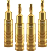 Clicktronic Banana-Stecker 4er Set (53983)