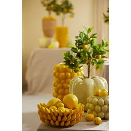 Light & Living Vase LEMON - Ø23,5x33cm - Gelb, - Gelb