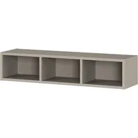 Germania Wandregal Tomino 19 x 25 x 90 cm Grau