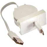 DeLock USB-A auf Apple Lightning 0,5 m Weiß