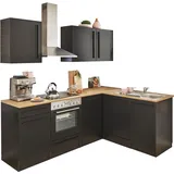 BASIC by Balculina Winkelküche L-Form 220 x 175 cm schwarz