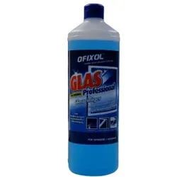 Ofixol GLAS REINIGER Professional, schneller, streifenfreier Glasreiniger, 1000 ml - Flasche