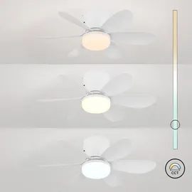 GLOBO Deckenventilator Delores 51 cm weiß