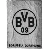 BVB Borussia Dortmund Borussia Dortmund Fleecedecke grau Unisex Gr. L