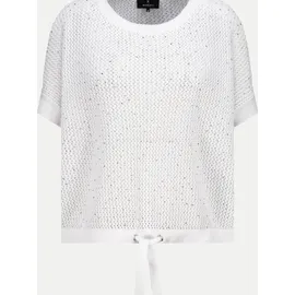 Monari Strickpullover Weiß S
