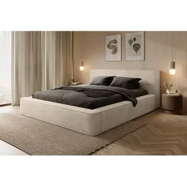 FEDVE Polsterbett 200 x 200 cm Beige