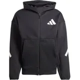 Adidas Z.N.E. Reißverschlusspullover Black / White M
