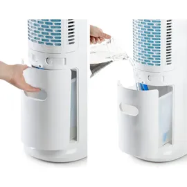 DOMO DO157A 27 cm Standventilator Schwarz/Weiß