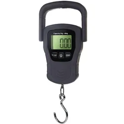 KRX Kranwaage mit 40 kg Tragkraft für Reisegepäck. Kompakter Wiegehaken, ideal für Metzgereien und Metzgereien.