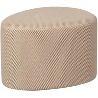Woood Hocker Puuk Stoff 60 x 38 x 47 cm Beige