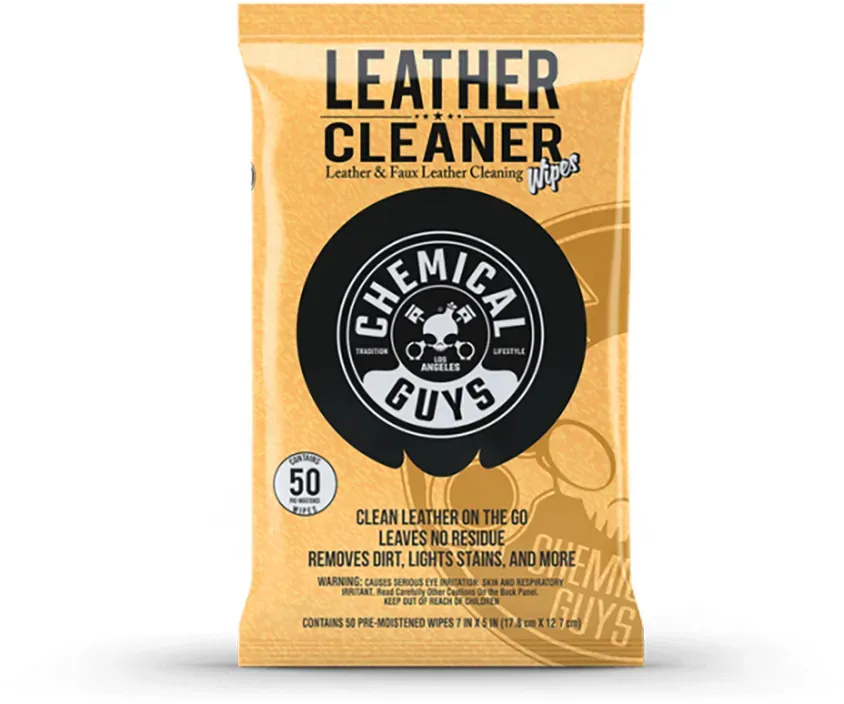 Chemical Guys Leather Cleaner Wipes 50 Stk