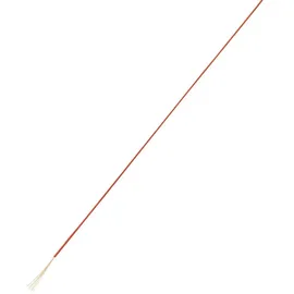 TRU Components 1565350 Litze LiFY 1 x 0.05mm2 Rot 100m