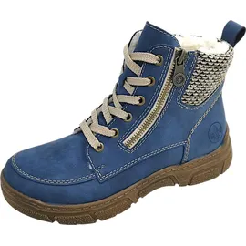 Rieker Schnürstiefel Damen Blau 42