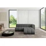 altdecor Ecksofa modulares Sofa Darnel-L1 - 205x177x70 cm Dunkelgrau