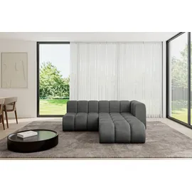 altdecor Ecksofa modulares Sofa Darnel-L1 - 205x177x70 cm Dunkelgrau