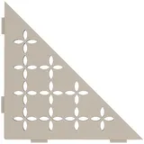 Schlüter Systems SHELF-E-S1 Wand-Ablagesystem Floral Aluminium TSC - strukturbeschichtet creme Höhe: 210 mm Breite: 210 mm